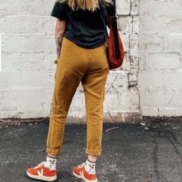 NotPerfectLinen SARAH pants in Amber Yellow in XS - Picture 2 of 6